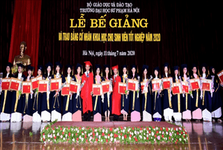 LỄ BẾ GIẢNG VÀ TRAO BẰNG CỬ NHÂN KHOA HỌC NĂM 2020