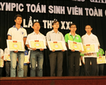 Kỳ thi Olympic Toán học sinh viên toàn quốc năm 2013: Trường ĐHSP Hà Nội đứng đầu trong khối Trường Sư phạm. 