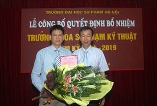 Lễ công bố quyết định bổ nhiệm trưởng khoa sư phạm kỹ thuật, nhiệm kỳ 2014 - 2019