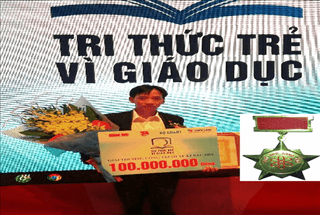 Giảng viên Trường ĐHSP Hà Nội đạt giải xuất sắc của chương trình “Tri thức trẻ vì giáo dục” năm 2016