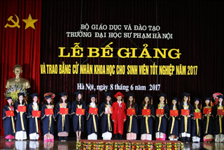 Lễ Bế giảng và trao bằng cử nhân khoa học cho sinh viên tốt nghiệp năm 2017