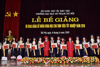 Lễ bế giảng và trao bằng cử nhân khoa học cho sinh viên tốt nghiệp năm 2019