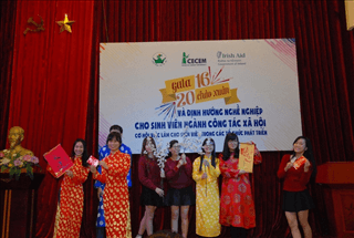 Chương trình Gala chào xuân 2016 – Định hướng nghề nghiệp cho sinh viên Công tác xã hội