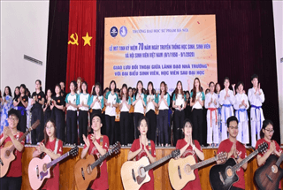 LỄ MÍT TINH KỈ NIỆM 70 NĂM NGÀY TRUYỀN THỐNG HỌC SINH, SINH VIÊN, HỘI SINH VIÊN VIỆT NAM VÀ GIAO LƯU ĐỐI THOẠI GIỮA LÃNH ĐẠO NHÀ TRƯỜNG VỚI ĐẠI BIỂU SINH VIÊN, HỌC VIÊN SAU ĐẠI HỌC