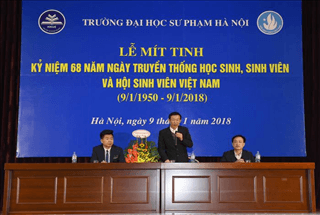 Sinh viên Đại học Sư phạm Hà Nội hãy là người đem mùa xuân đến với mọi người