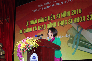 LỄ TRAO BẰNG TIẾN SĨ NĂM 2016 BẾ GIẢNG VÀ TRAO BẰNG THẠC SĨ KHÓA 23