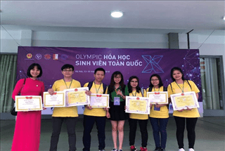 Đội tuyển Olympic Hóa học Sinh viên Trường ĐHSP Hà Nội đạt thành tích xuất sắc tại hội thi Olympic Hóa học sinh viên toàn quốc lần thứ X, năm 2018