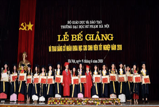 Lễ Bế giảng và trao bằng cử nhân khoa học cho sinh viên tốt nghiệp năm 2018