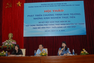 Phát triển Chương trình nhà trường - Những kinh nghiệm thực tiễn