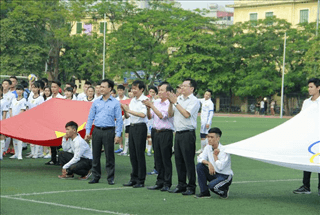 Khai mạc giải bóng đá, bóng chuyền chào mừng kỷ niệm 65 năm thành lập trường Đại học Sư phạm Hà Nội (11/10/1951-11/10/2016)