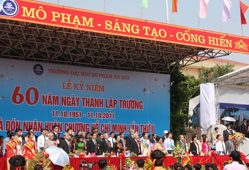 VOVNews: Kỷ niệm 60 năm thành lập trường Đại học Sư phạm Hà Nội