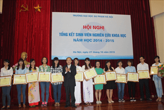 HỘI NGHỊ TỔNG KẾT HOẠT ĐỘNG SINH VIÊN NGHIÊN CỨU KHOA HỌC  NĂM HỌC 2014 - 2015