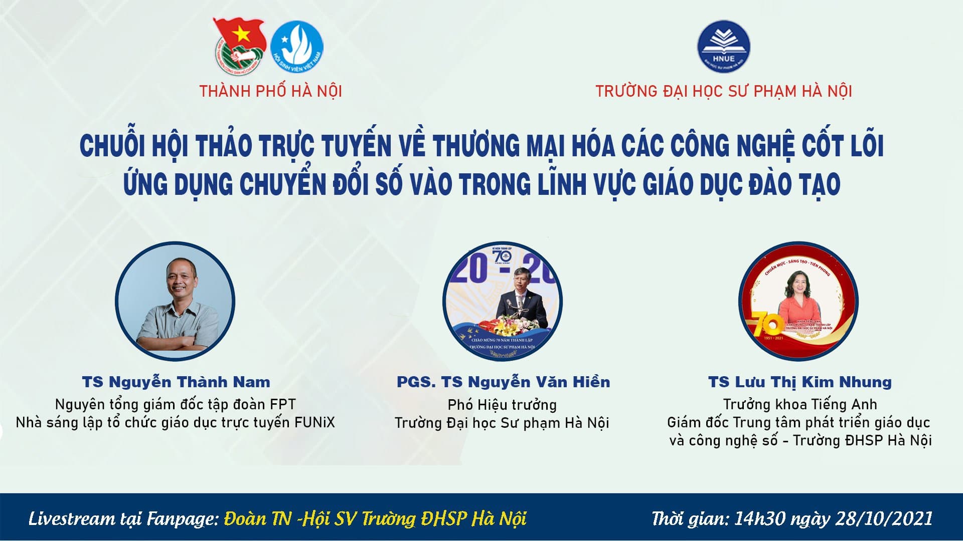 TỌA ĐÀM CHUYỂN ĐỔI SỐ TRONG GIÁO DỤC VÀ DẠY HỌC