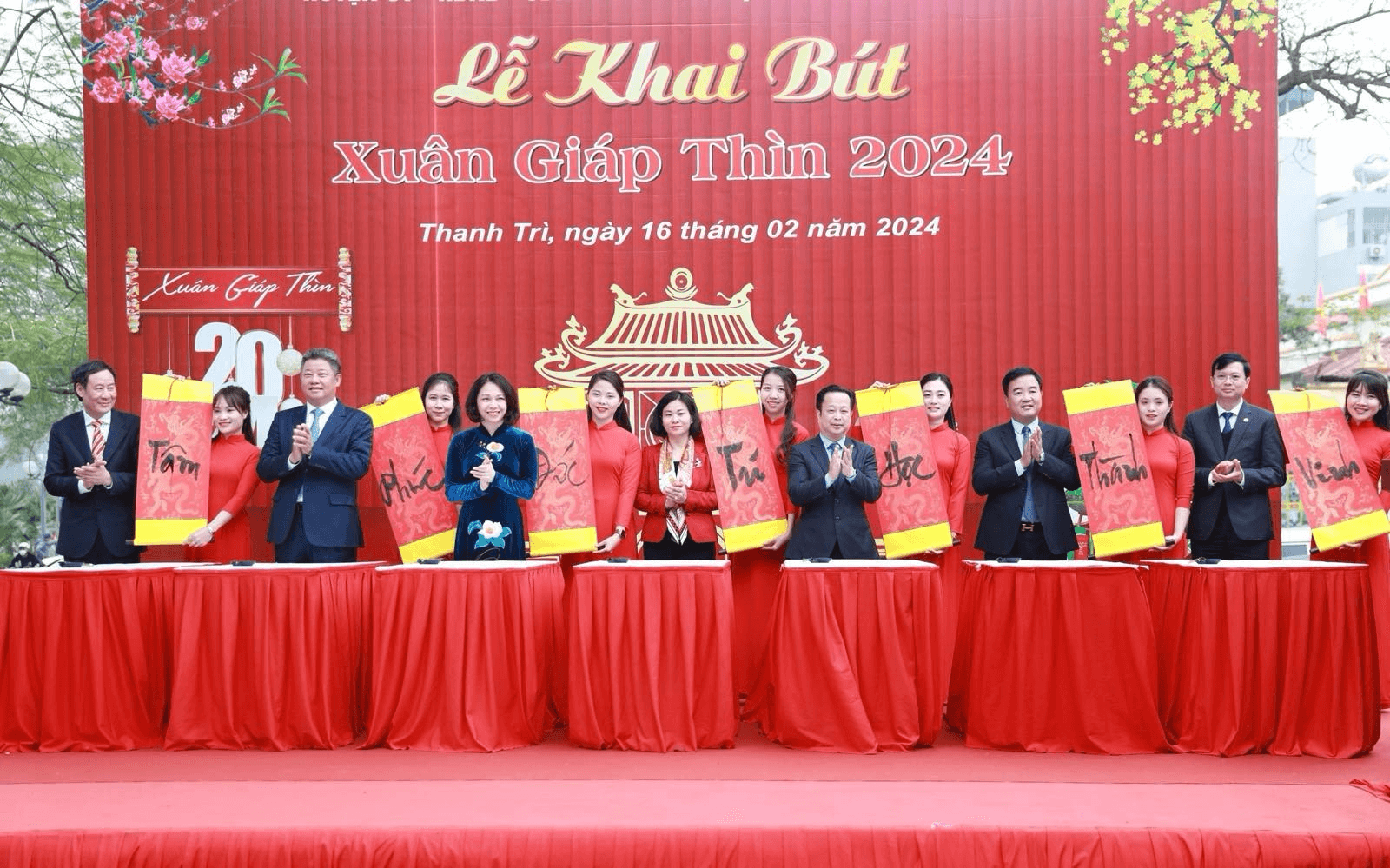 Trường Đại học Sư phạm Hà Nội dự Lễ khai bút đầu xuân Giáp Thìn