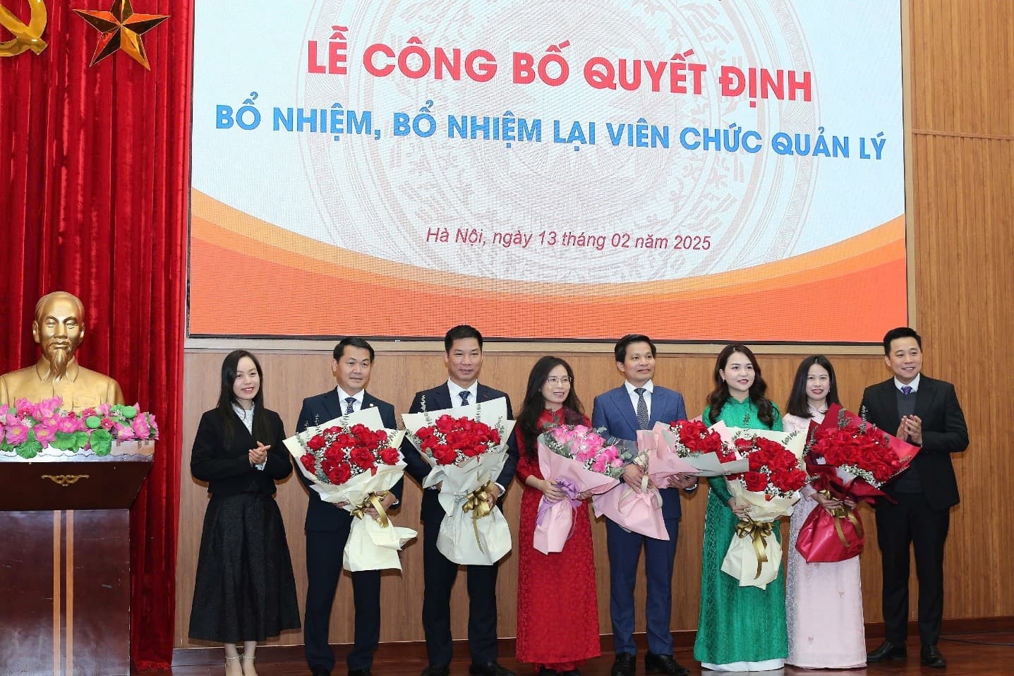 Lễ Công bố Quyết định bổ nhiệm, bổ nhiệm lại Viên chức quản lý 