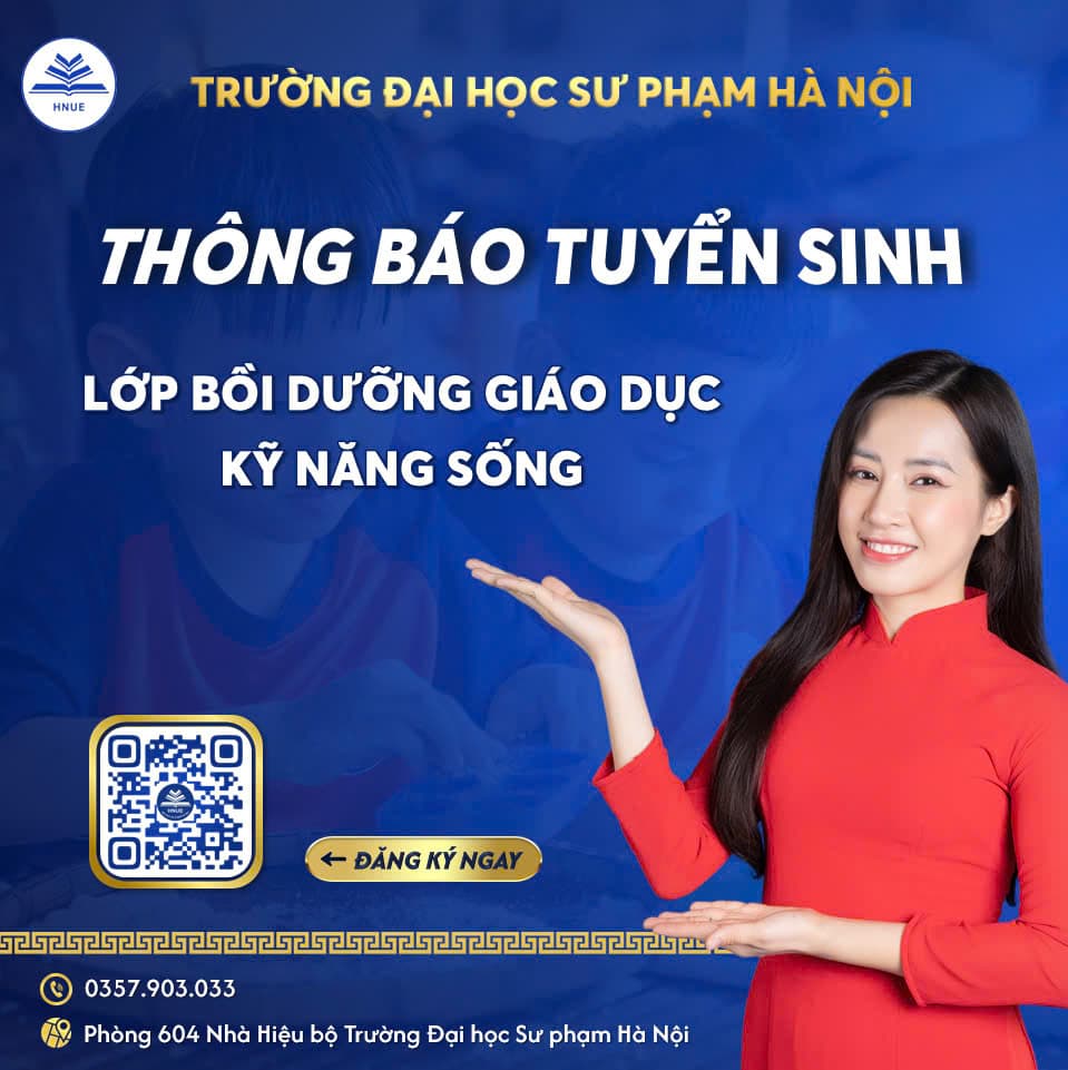 Thông báo tuyển sinh lớp bồi dưỡng giáo dục kỹ năng sống