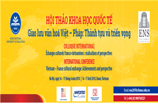 Thông báo số 2 về Hội thảo khoa học Quốc tế: "Giao lưu văn hóa Việt-Pháp: Thành tựu và triển vọng"