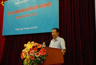 Hội nghị sinh viên nghiên cứu khoa học cấp trường năm học 2016 - 2017