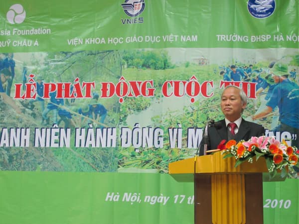 Lễ phát động cuộc thi "Thanh niên hành động vì môi trường"