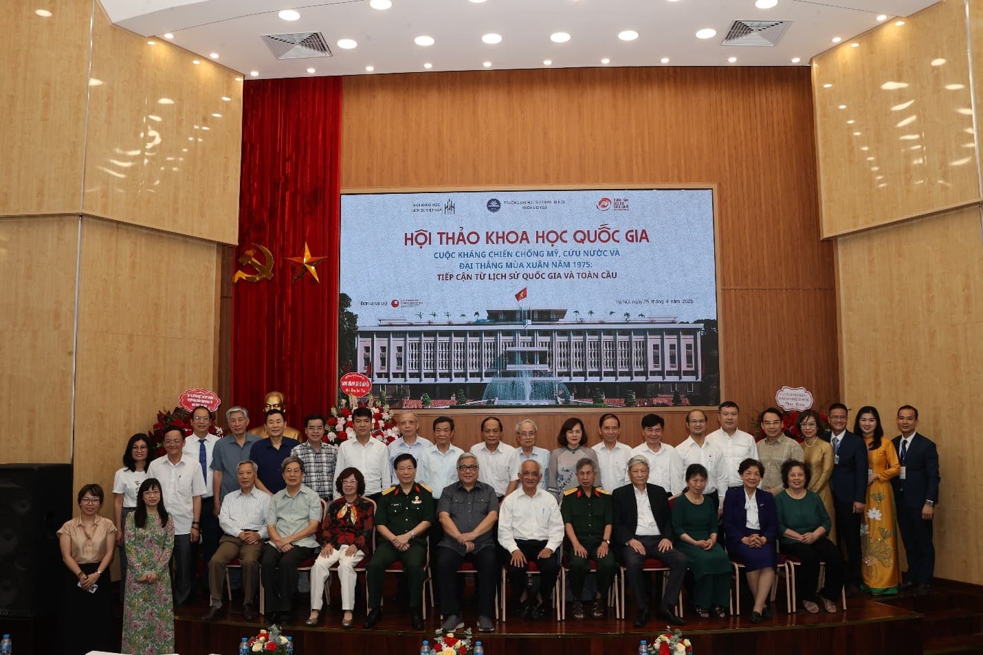 HỘI THẢO KHOA HỌC QUỐC GIA “CUỘC KHÁNG CHIẾN CHỐNG MỸ, CỨU NƯỚC VÀ ĐẠI THẮNG MÙA XUÂN NĂM 1975:  TIẾP CẬN TỪ LỊCH SỬ QUỐC GIA VÀ TOÀN CẦU”