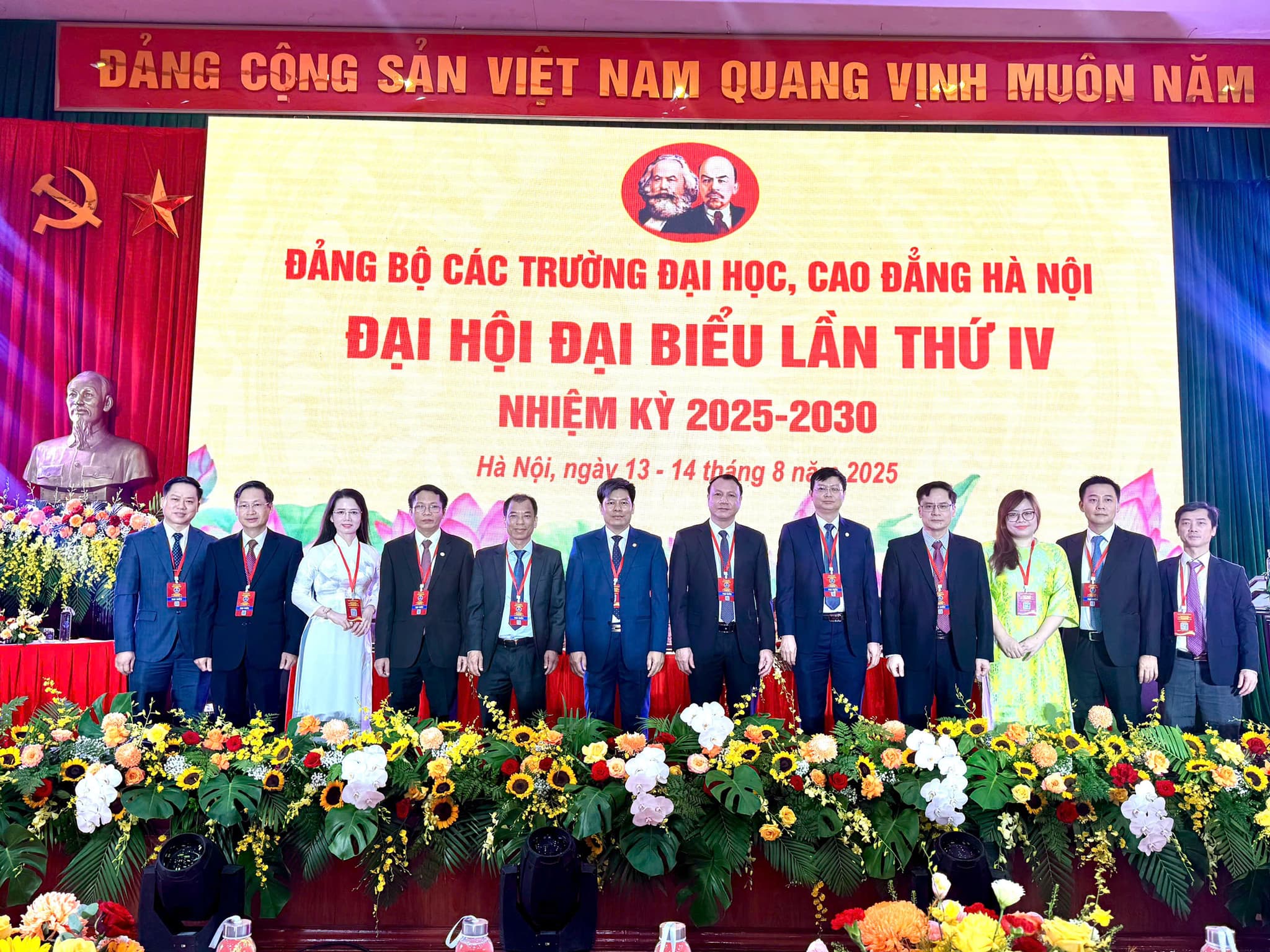Đại hội Đảng bộ các trường Đại học, Cao đẳng Hà Nội lần thứ IV, nhiệm kỳ 2025 - 2030 - “Đoàn kết - Trí tuệ - Đột phá - Phát triển”