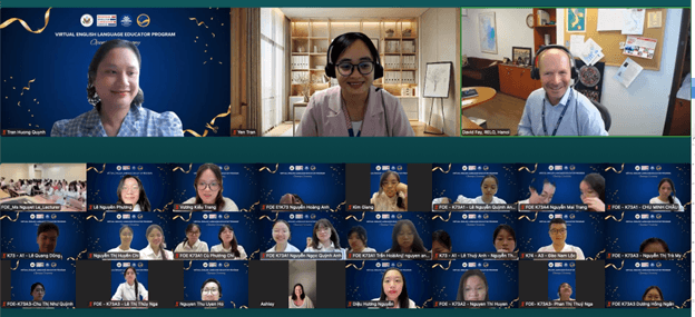 Khoa Tiếng Anh khai mạc Chương trình Chuyên gia Anh ngữ trực tuyến năm học 2025-2026  (Virtual English Language Educator Program)  