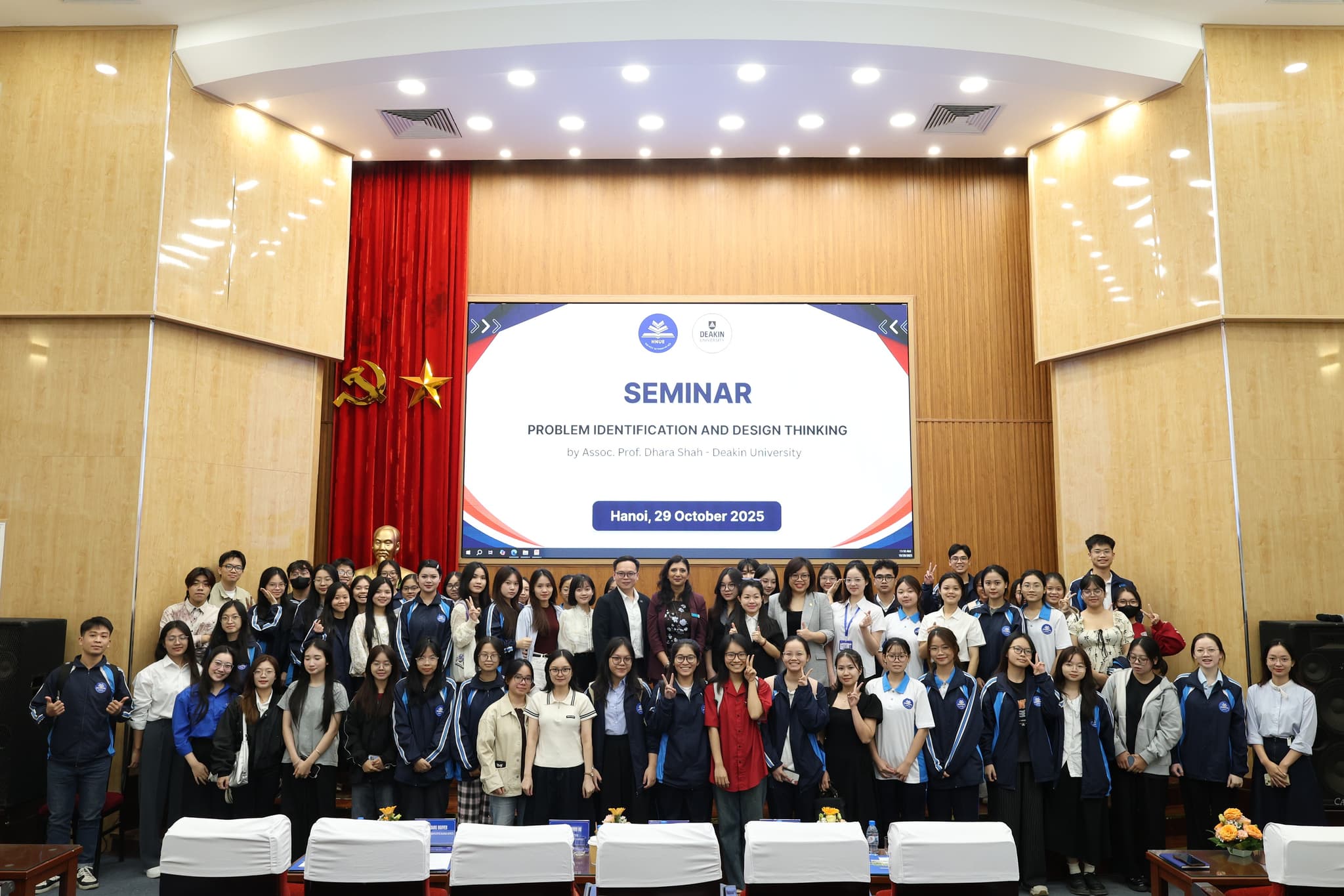 Seminar với chuyên đề: “Problem Identification and Design Thinking and Cultivating a Global Mindset” giữa Trường Đại học Sư phạm Hà Nội và Đại học Deakin (Úc)