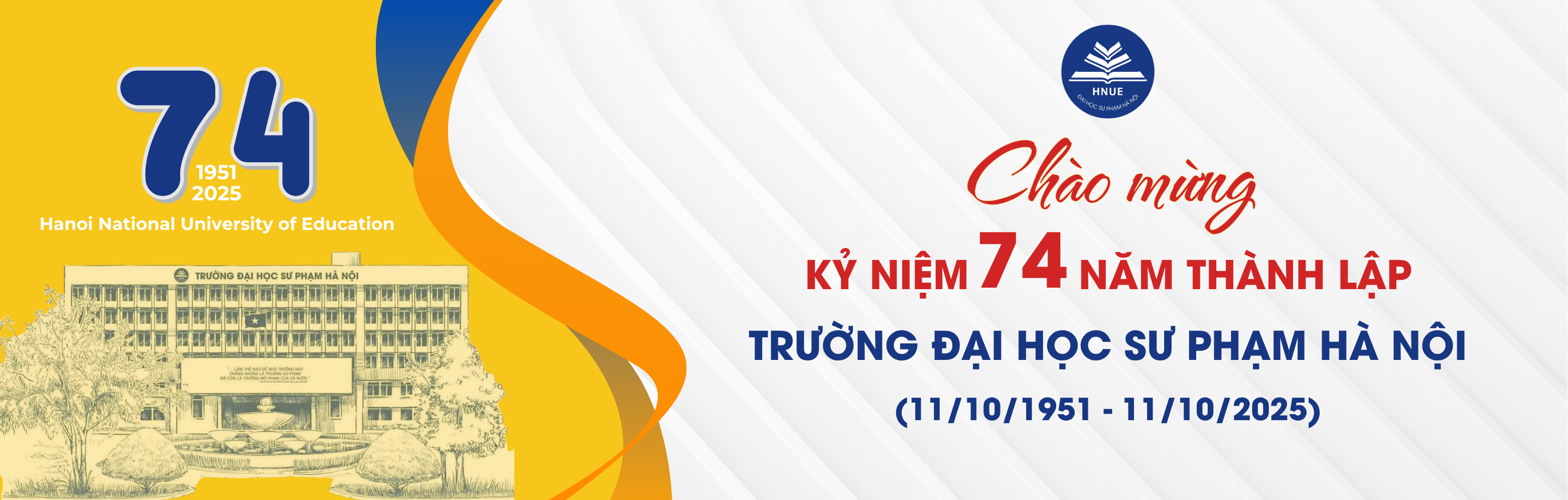 Chào mừng kỷ niệm 74 năm thành lập Trường ĐHSP Hà Nội