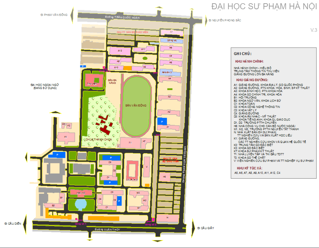 Bản đồ trường Đại học Sư Phạm Đà Nẵng sẽ giúp bạn dễ dàng tìm thấy địa điểm của trường và cũng giúp cho những sinh viên mới tìm hiểu về trường có một cái nhìn tổng quan về toàn bộ khuôn viên của trường. Hãy xem hình ảnh để khám phá thêm về bản đồ này.